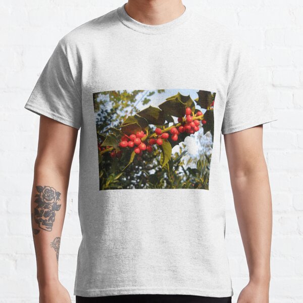 American Holly, Hawthorn,  haw, whitethorn Classic T-Shirt