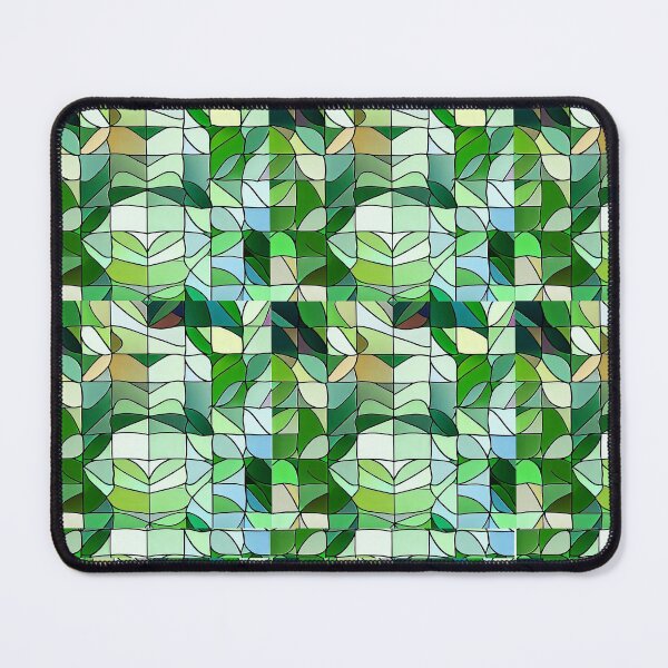 Item preview, Green leaf pattern designed and sold by violethue.