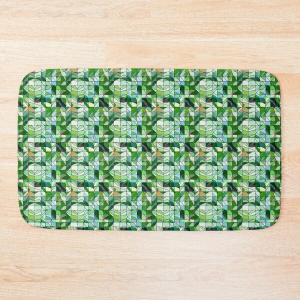 Item preview, Green leaf pattern designed and sold by violethue.