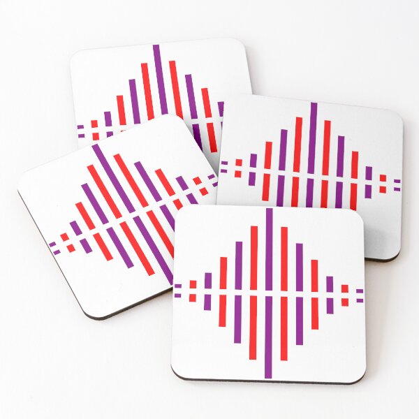 Item preview, Vertical Strap of Red & Purple Lines designed and sold by Md Rashid  Hasan.