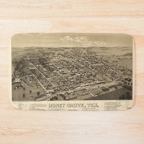 Item preview, Honey Grove, Texas (1886) designed and sold by allhistory.