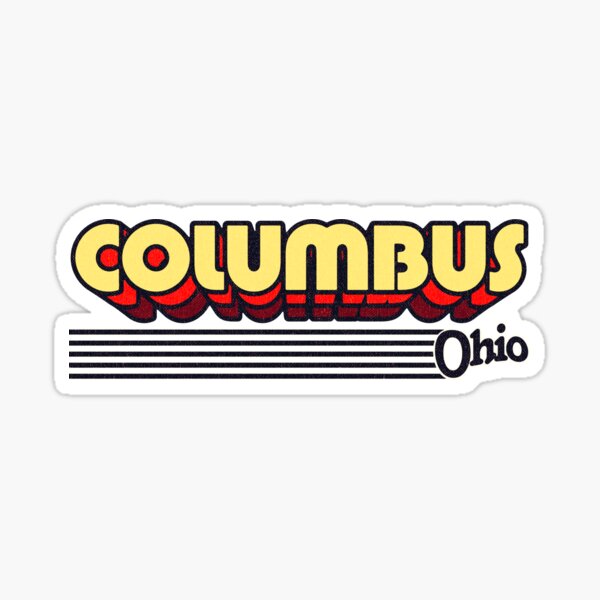 Item preview, Columbus, Ohio | Retro Stripes designed and sold by retroready.