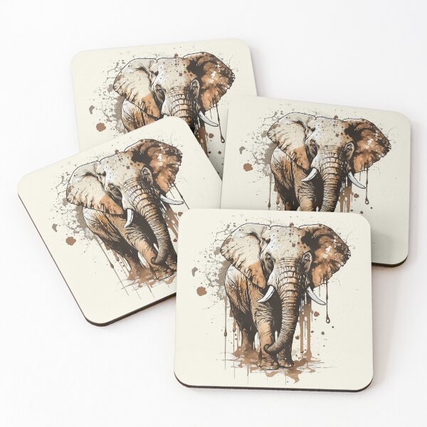 Item preview, Elephant - Animal Lovers Gift designed and sold by InkyGenies.
