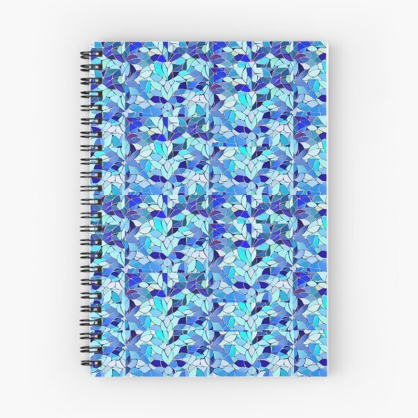 Item preview, Blue leaf pattern designed and sold by violethue.