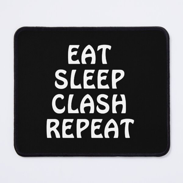 Item preview, Eat Sleep Clash Repeat Funny Gift designed and sold by Wanc Designs.