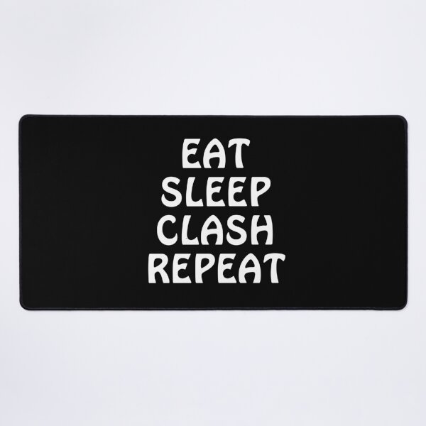 Item preview, Eat Sleep Clash Repeat Funny Gift designed and sold by Wanc Designs.