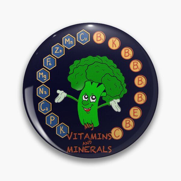 Item preview, All my Vitamins and Minerals, Broccoli designed and sold by Tamarage.