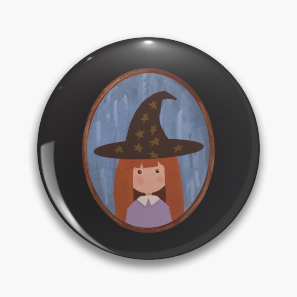 Item preview, Little Witch in Oval Frame designed and sold by sezinu.
