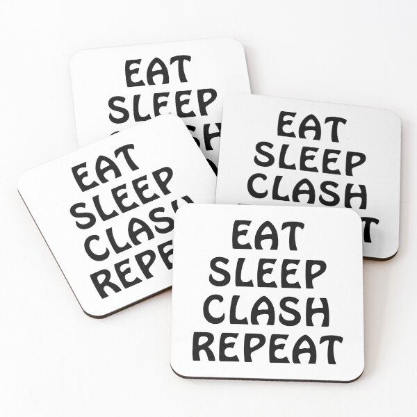 Item preview, Eat Sleep Clash Repeat Funny Gift designed and sold by Wanc Designs.