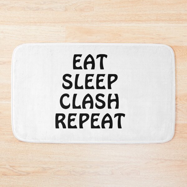 Item preview, Eat Sleep Clash Repeat Funny Gift designed and sold by Wanc Designs.
