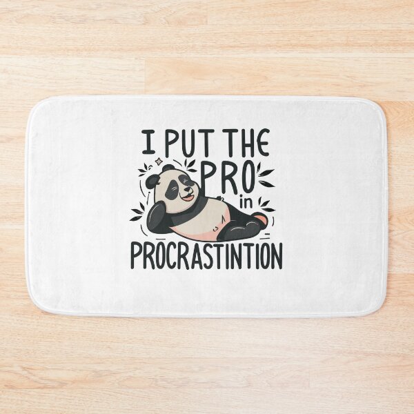 Item preview, I put the pro in procrastination panda  designed and sold by SimpliText.