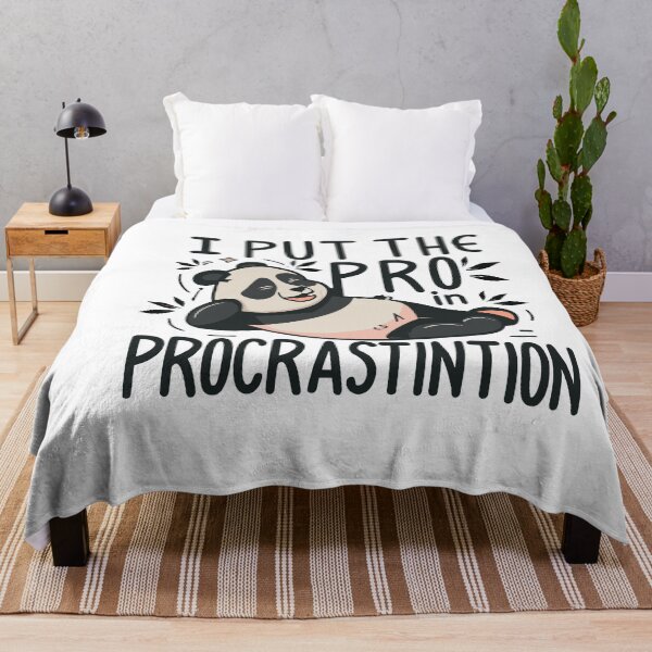Item preview, I put the pro in procrastination panda  designed and sold by SimpliText.