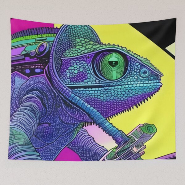 Item preview, Colorful Chameleon Art designed and sold by KalipsoArt.