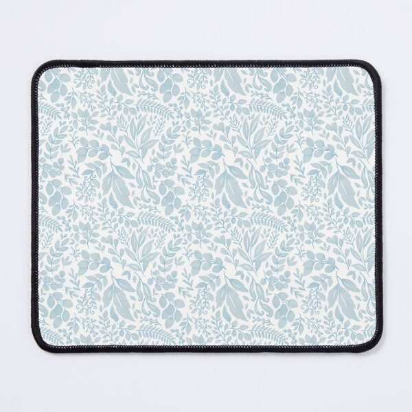 Item preview, Leaves Seamless Pattern on White Background (Baby Blue) designed and sold by JoelmaQ.
