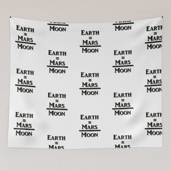 Item preview, Earth Equals Mars Over Moon designed and sold by Phatzoot.