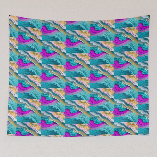 Item preview, Pastel topographic map designed and sold by melridger.