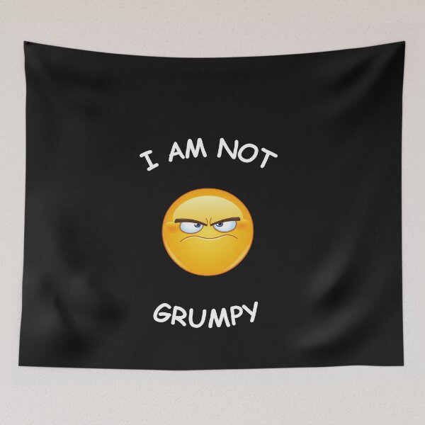 Item preview, Not Grumpy designed and sold by CozyDots.