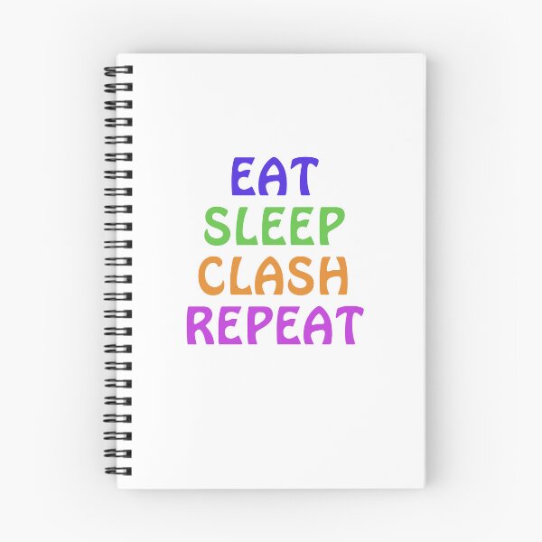 Item preview, Eat Sleep Clash Repeat Funny Gift designed and sold by Wanc Designs.