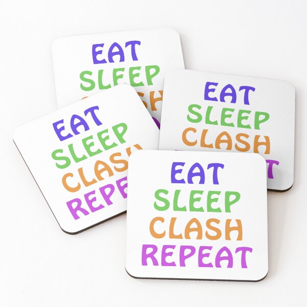 Item preview, Eat Sleep Clash Repeat Funny Gift designed and sold by Wanc Designs.
