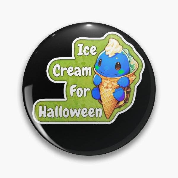 Artikelvorschau, Eiscreme für Halloween Dunkelblauer Eiscreme-Schildkrötenaufkleber und -shirt von ZeesDesign auf Redbubble Schwarz entworfen und verkauft von ZEESDESIGN.