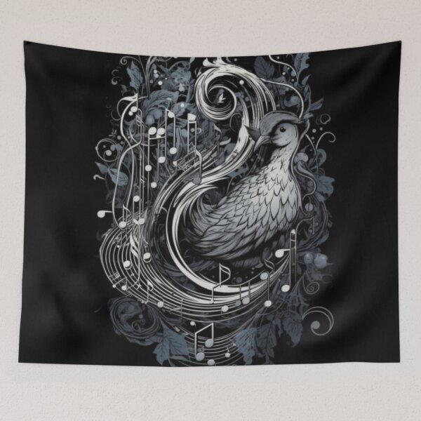 Item preview,  Nature's Musical Harmony, Musical Notes, Music And Nature, Gift designed and sold by Terry-Salsa.