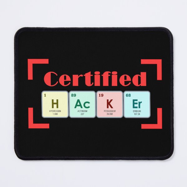 Item preview, Certified Hacker | Periodic Table designed and sold by the-krisney-way.