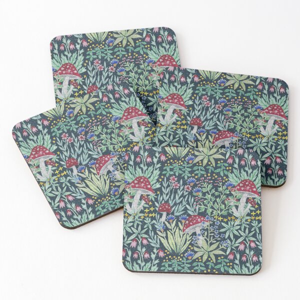 Item preview, Medieval tapestry forest pattern designed and sold by Carrot Faery Art.