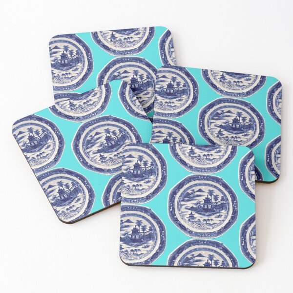 Item preview, Octagonal Willow Pattern Plate 2 designed and sold by ViscountBlip.