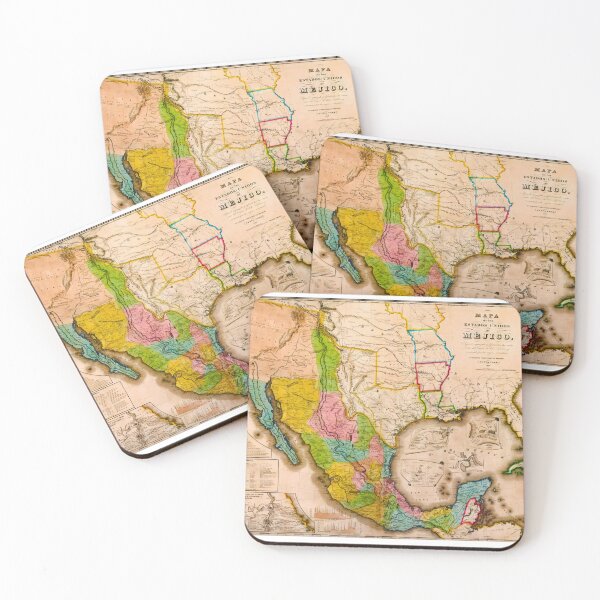 Item preview, Mapa de los Estados Unidos de Méjico 1847 designed and sold by Chuck Mountain Poster Art.
