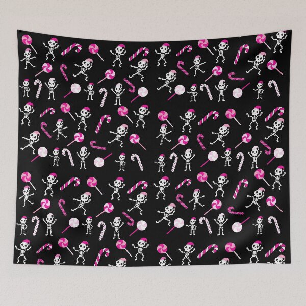 Item preview, Pastel Goth Santas Skeletons and Christmas Candies designed and sold by ApplesCinnamon.