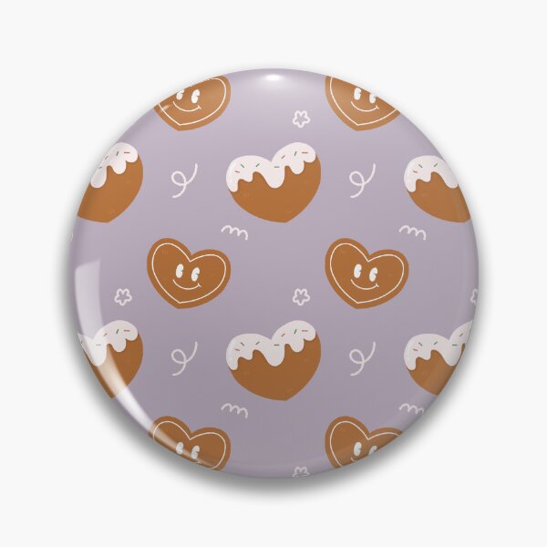 Item preview, Cute Christmas Cookie heart ginger bread pattern designed and sold by TNwandesignart.