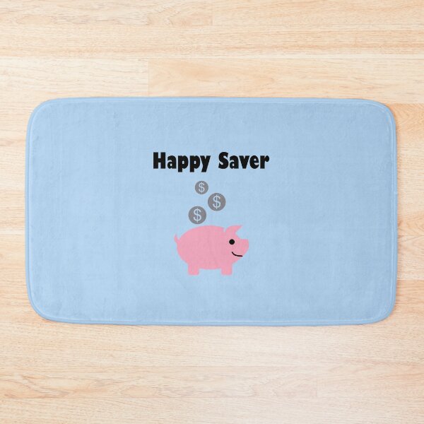 Item preview, Happy Saver Piggy Bank and Coins Light-Color designed and sold by TinyStarAmerica.