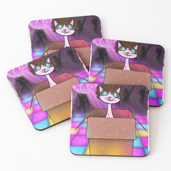 Item preview, disco cat in box  designed and sold by kon7.