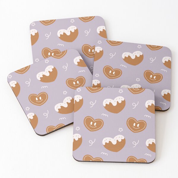 Item preview, Cute Christmas Cookie heart ginger bread pattern designed and sold by TNwandesignart.