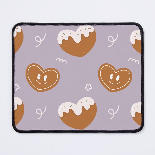 Item preview, Cute Christmas Cookie heart ginger bread pattern designed and sold by TNwandesignart.