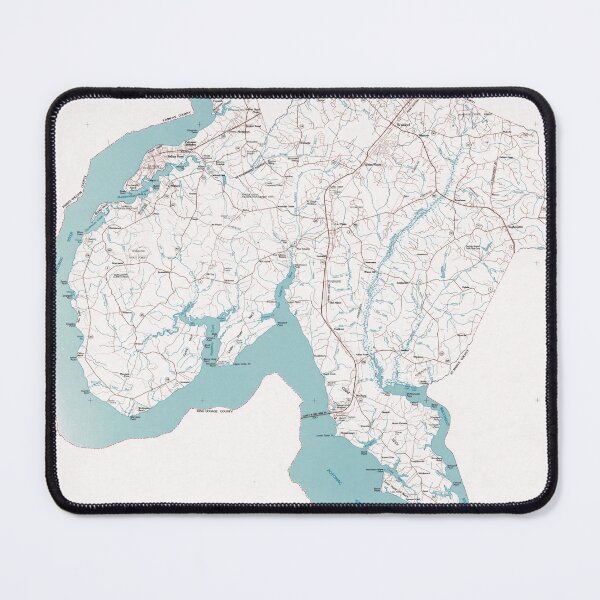 Item preview, Vintage Map of Charles County MD (1979) designed and sold by BravuraMedia.
