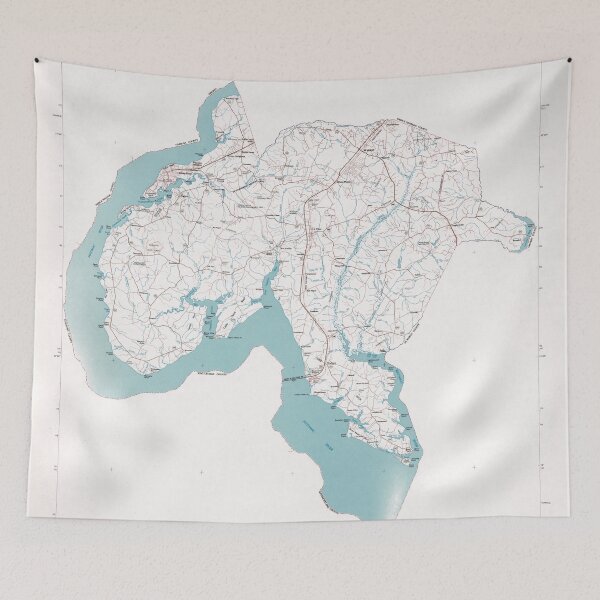 Item preview, Vintage Map of Charles County MD (1979) designed and sold by BravuraMedia.