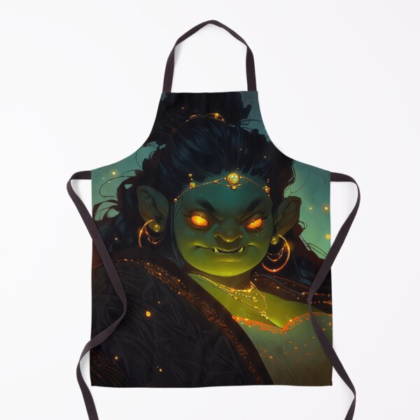 Item preview, Beautiful Glowing Angry Orc Queen designed and sold by bubblegoth.
