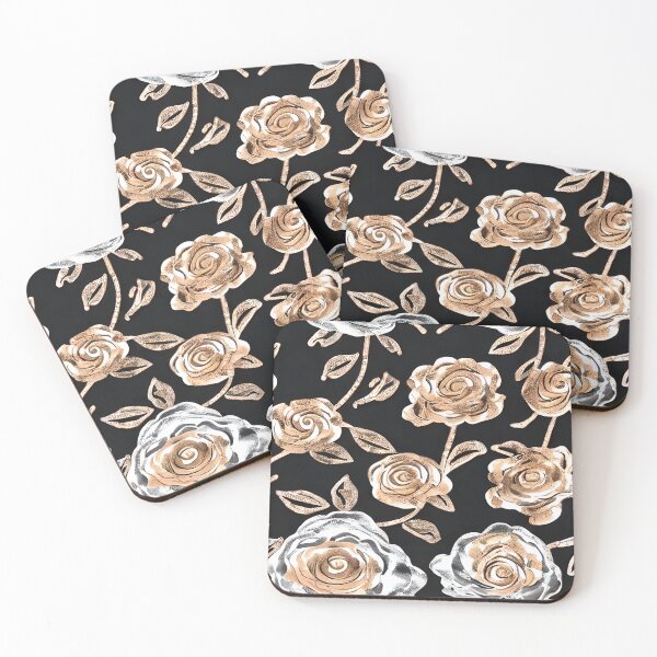 Item preview, Rose Gold Floral designed and sold by Poetic Patterns Studio.