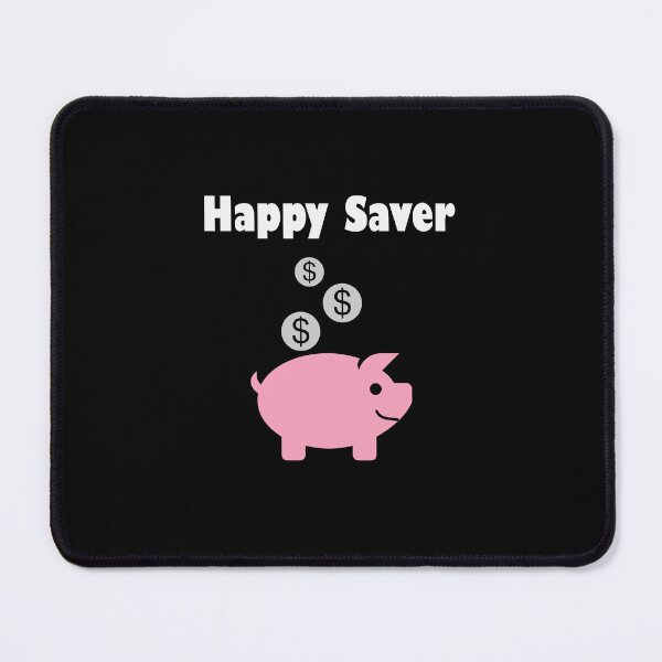 Item preview, Happy Saver Piggy Bank and Coins Dark Color designed and sold by TinyStarAmerica.