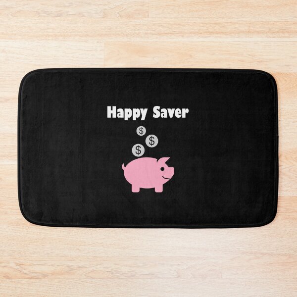 Item preview, Happy Saver Piggy Bank and Coins Dark Color designed and sold by TinyStarAmerica.