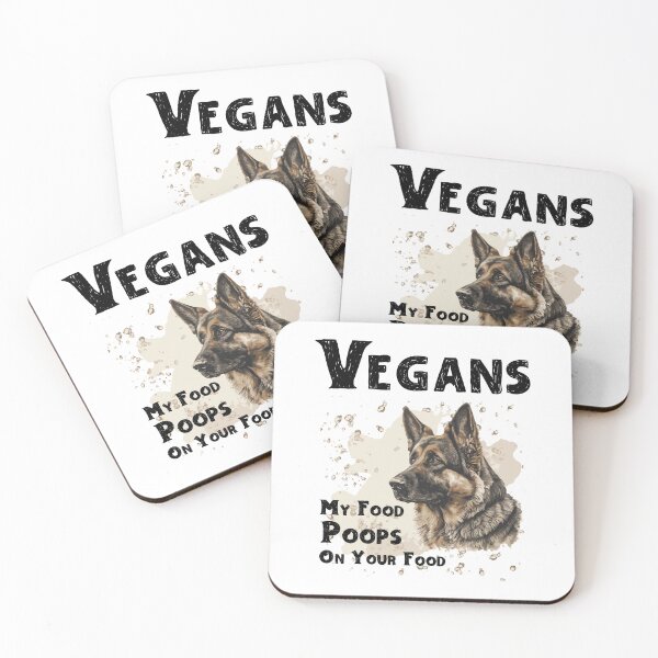Item preview, Vegans My Food Poops On Your Food designed and sold by CreativeTag.
