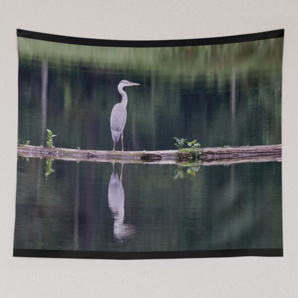 Item preview, Attention. Grey heron designed and sold by Jouko Lehto Photography.