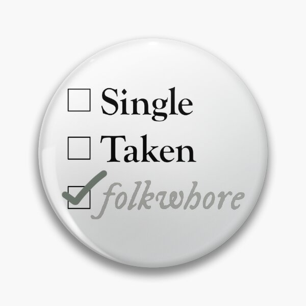 Item preview, Single Taken Folkwhore Checkbox designed and sold by iswiftyouwould.