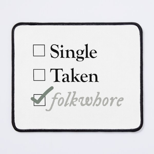 Item preview, Single Taken Folkwhore Checkbox designed and sold by iswiftyouwould.