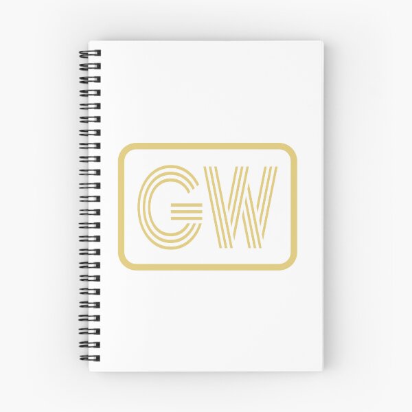 Item preview, GW Initials Gold Geometric Letters designed and sold by Jeallan Designs.