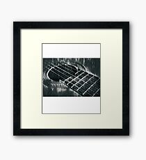 Classic Acoustic Guitar T-Shirt Framed Print