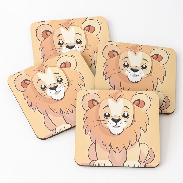 Item preview, Cute lion designed and sold by Kunika Singh.