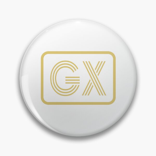 Item preview, GX Initials Gold Geometric Letters designed and sold by Jeallan Designs.