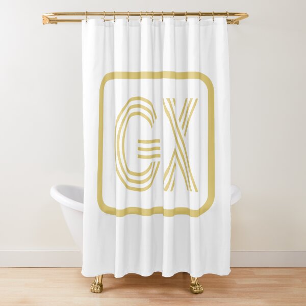 Item preview, GX Initials Gold Geometric Letters designed and sold by Jeallan Designs.